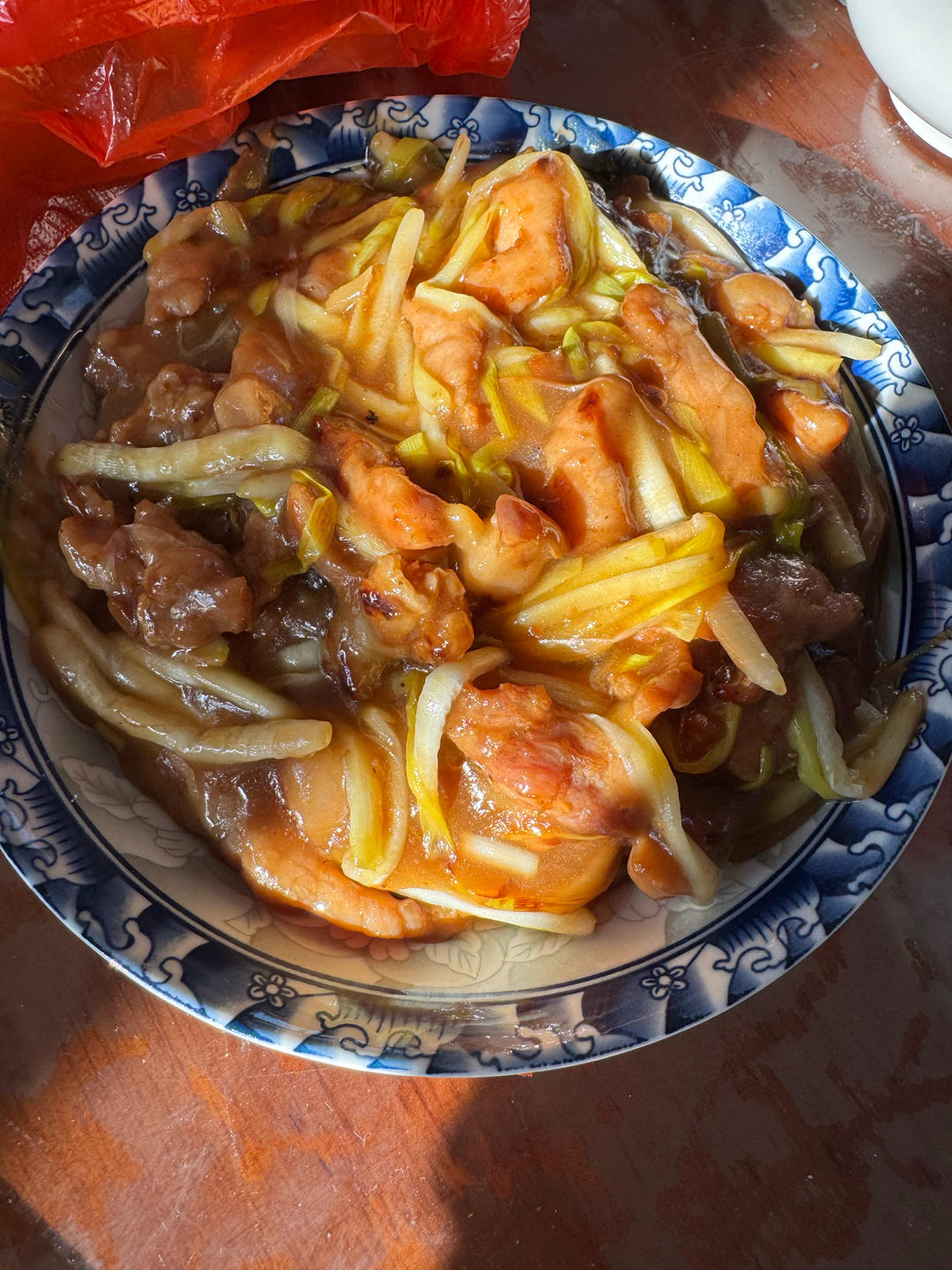 韭黄炒肉丝（超级下饭菜）