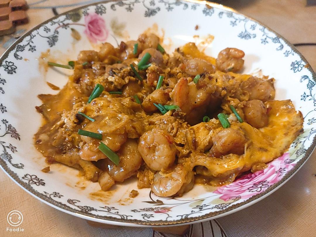 下饭利器，鲜嫩嫩的滑蛋虾仁