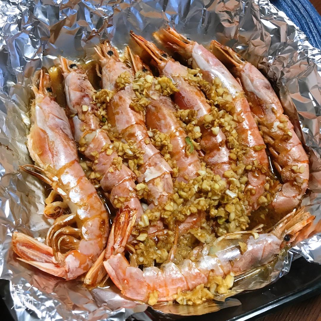 盐烤阿根廷红虾