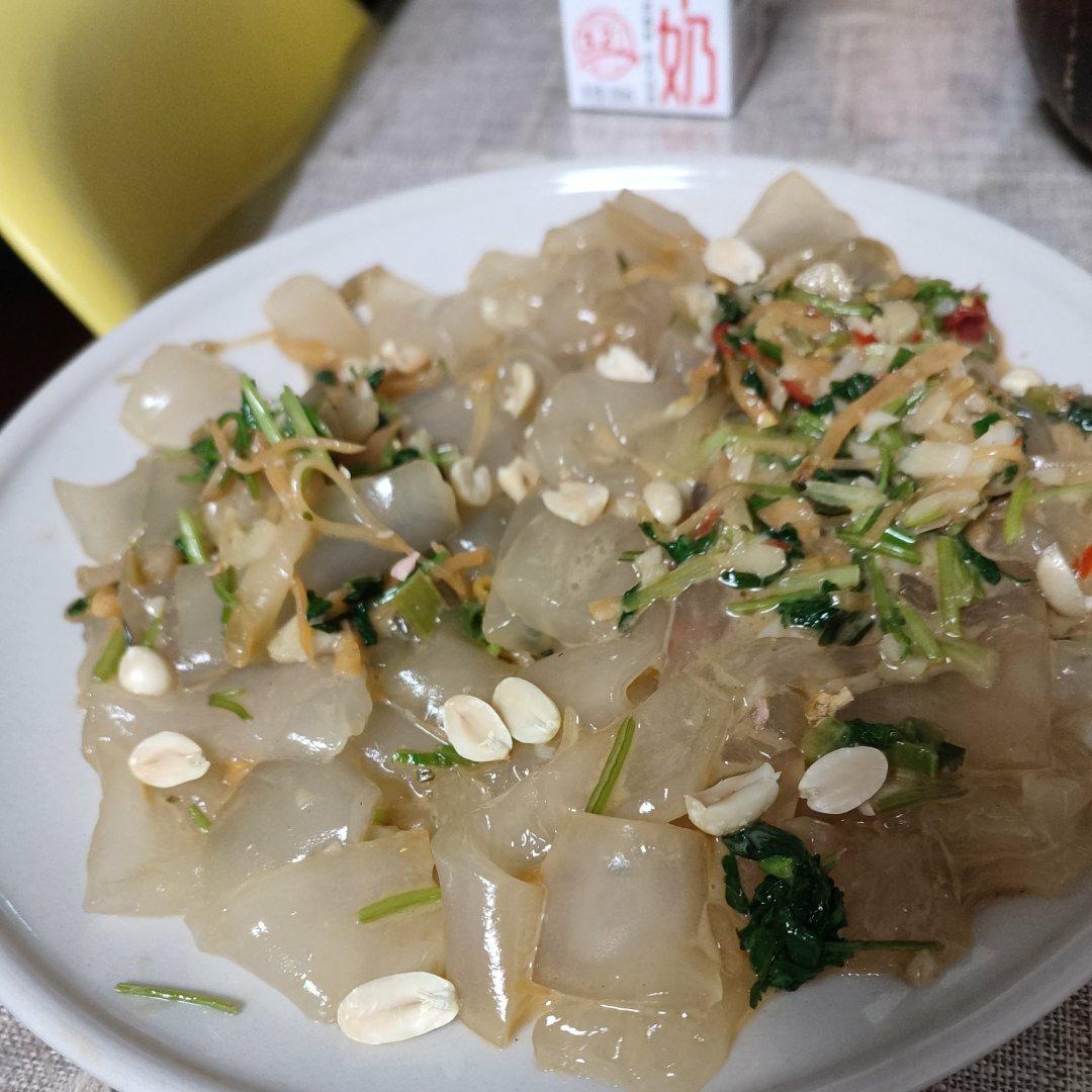 凉拌东北大拉皮