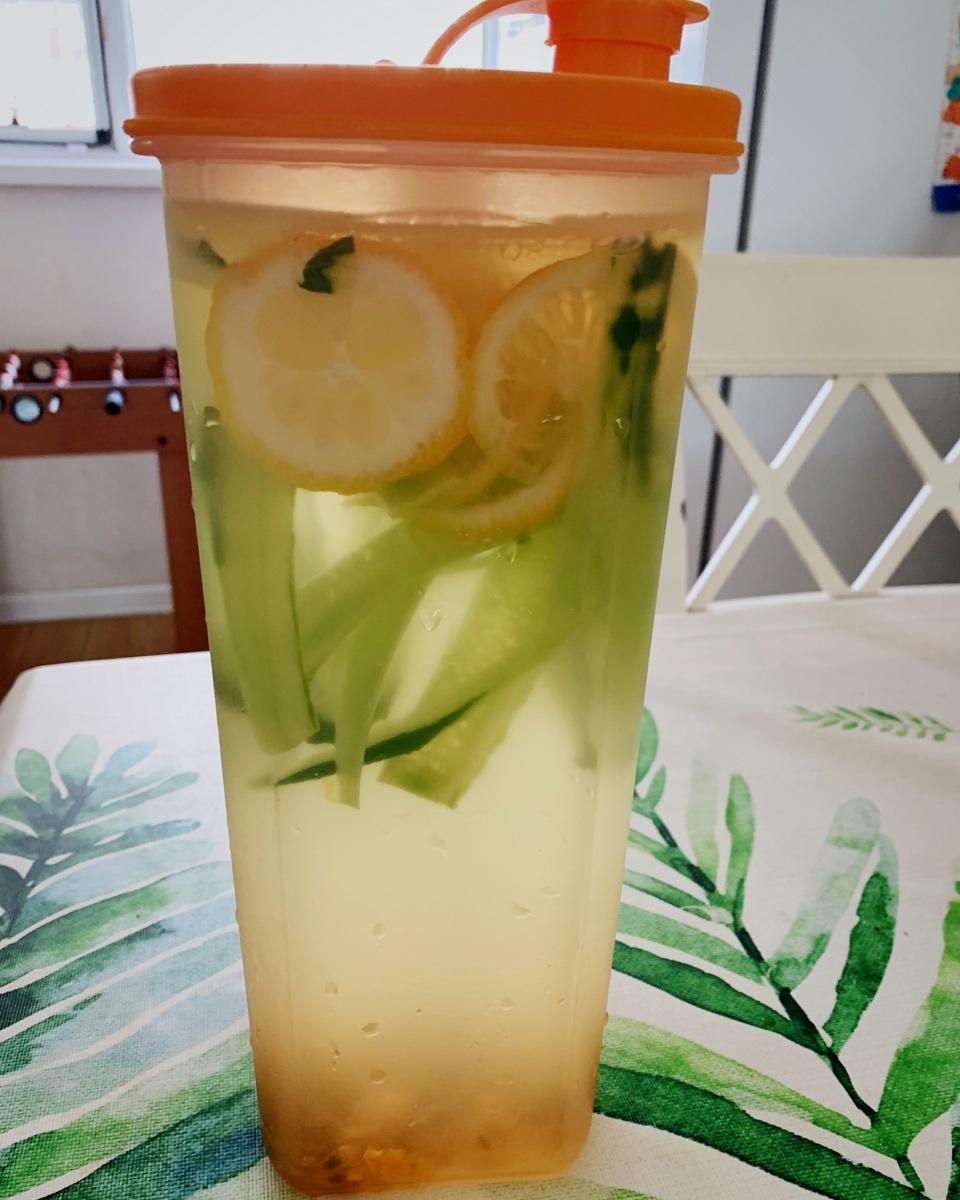 青瓜柠檬脉动（特百惠版本）解渴又实惠，制作超简单