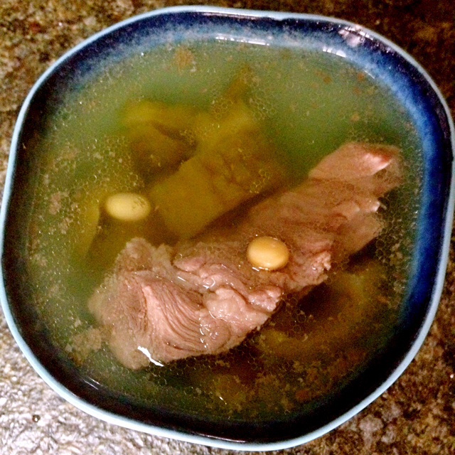 苦瓜黄豆排骨汤