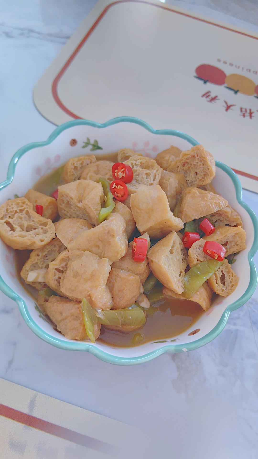 会爆汁的油豆腐？据说比肉还好吃！