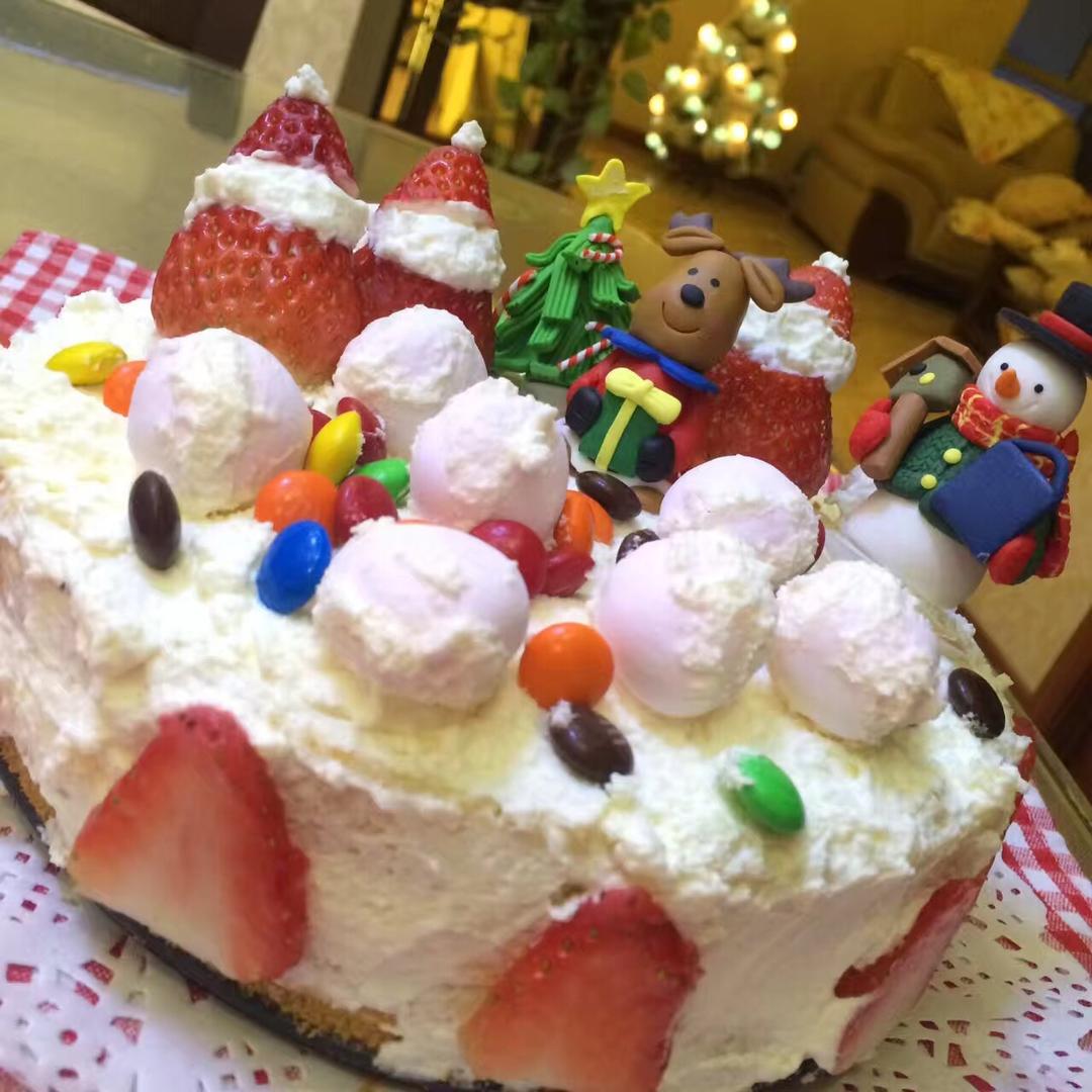 圣诞呆萌裸蛋糕