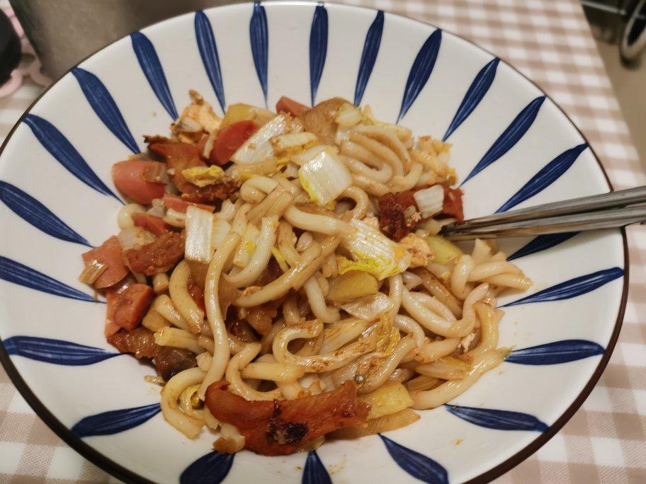 自收炒乌冬面/土豆粉/炒面