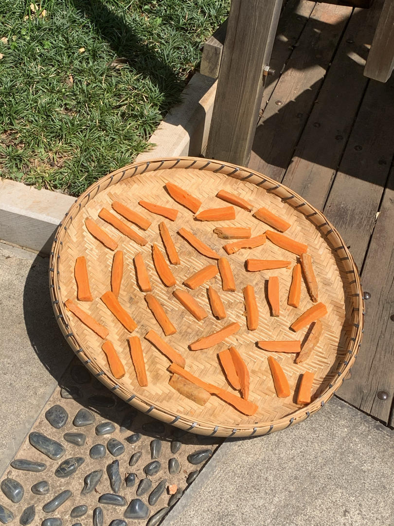 三蒸三晒番薯干