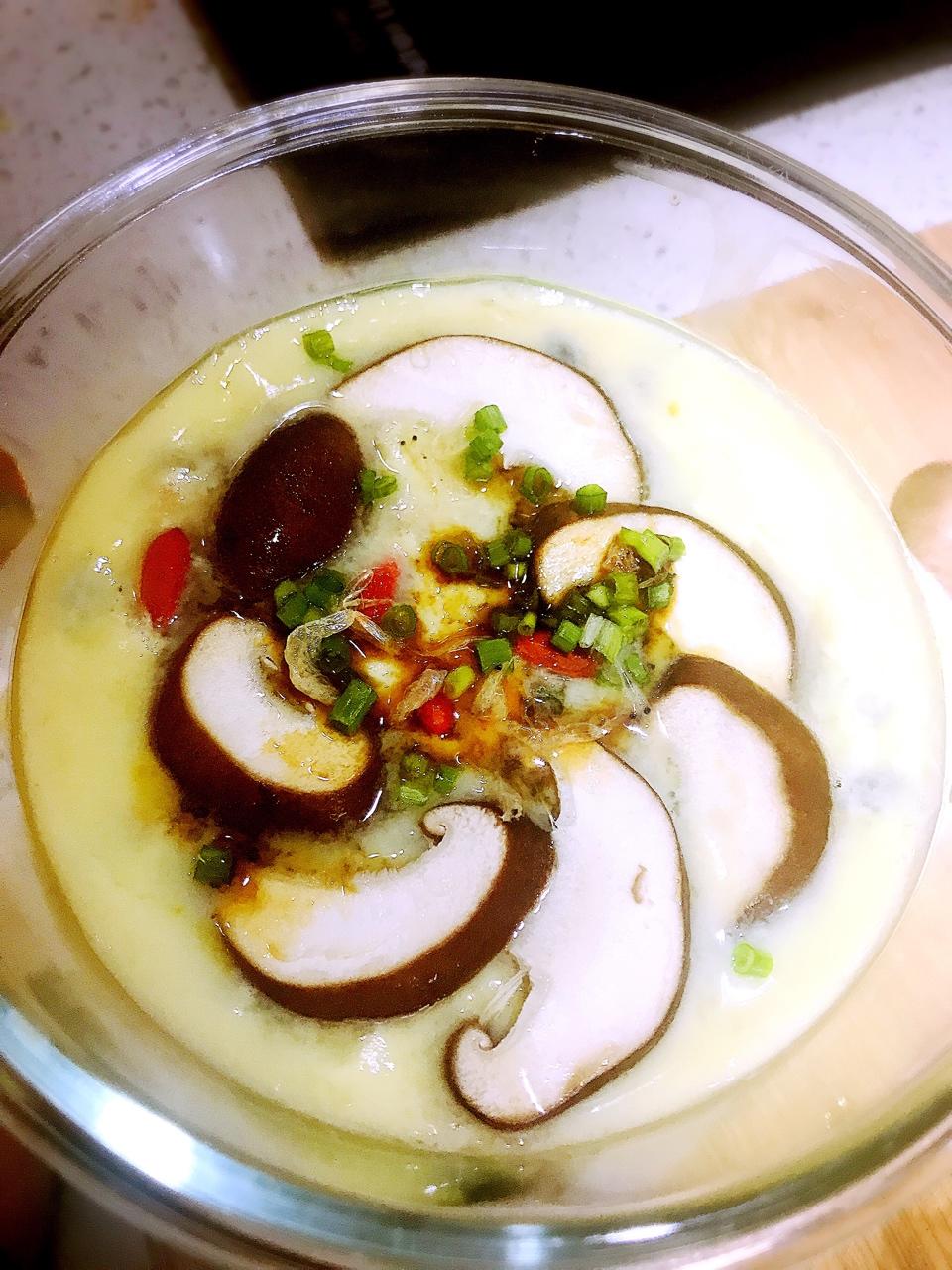 香菇蒸蛋羹