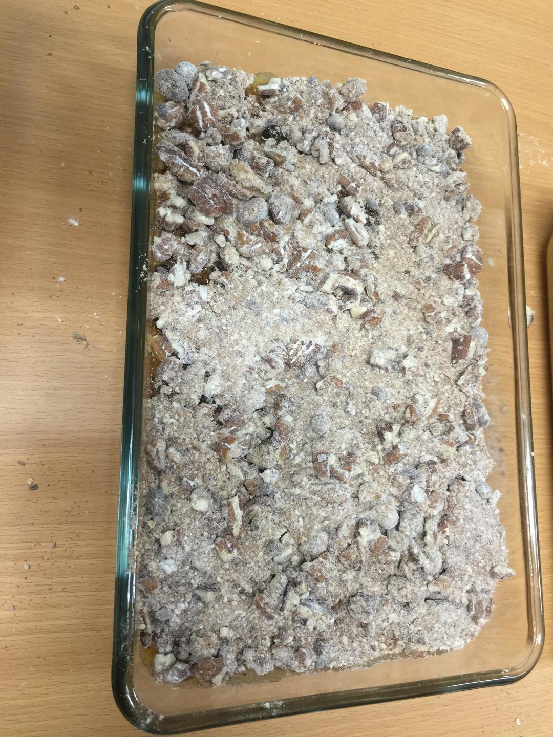 啉小兔の 酒香果仁地瓜派 Bourbon Pecan Sweet Potato Casserole的做法 步骤3