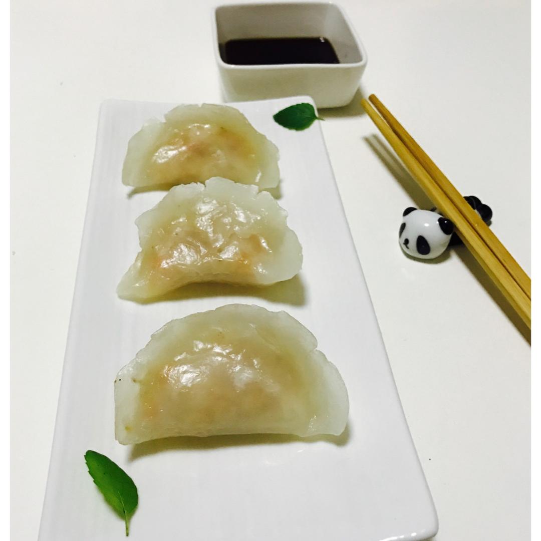 弯梳虾饺