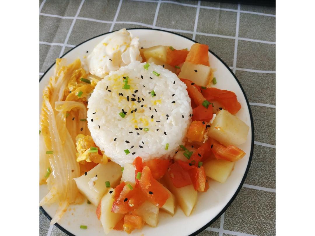 零失败❣️浓香番茄土豆烩饭