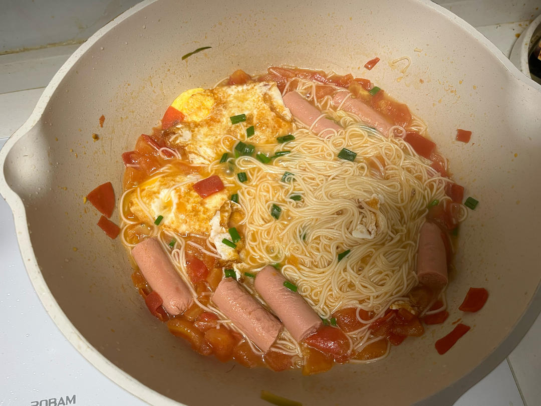 十来分钟做好/番茄鸡蛋面🍜
