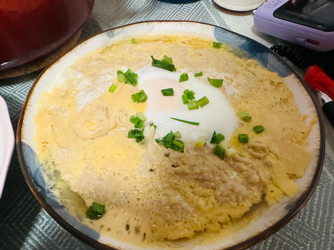 简单又好吃的肉饼蒸蛋