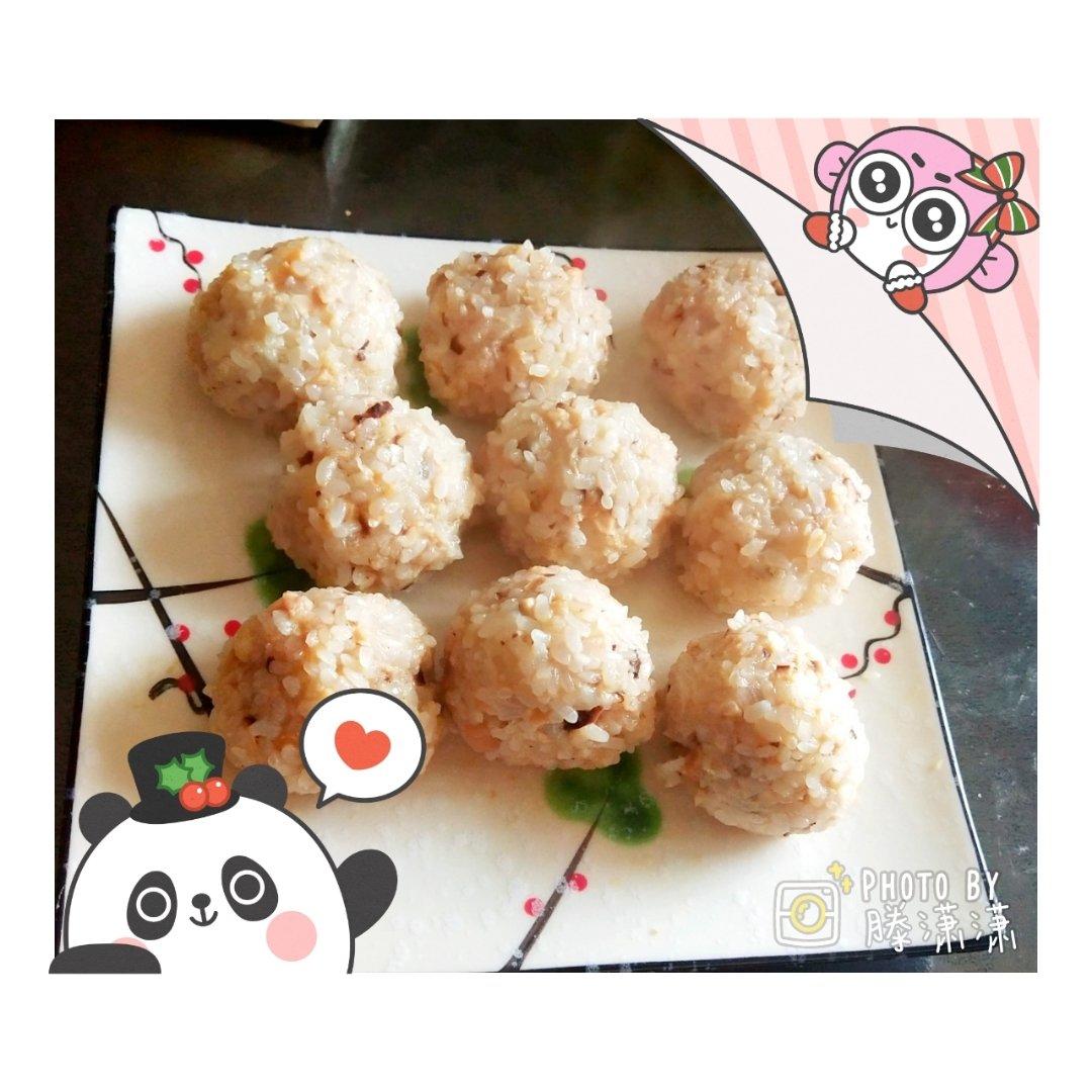 好吃易做的香菇糯米丸子
