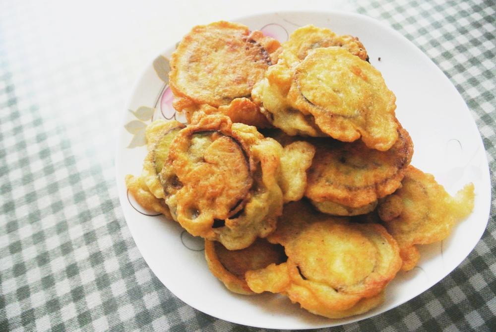 蔡妈妈煎的茄子饼