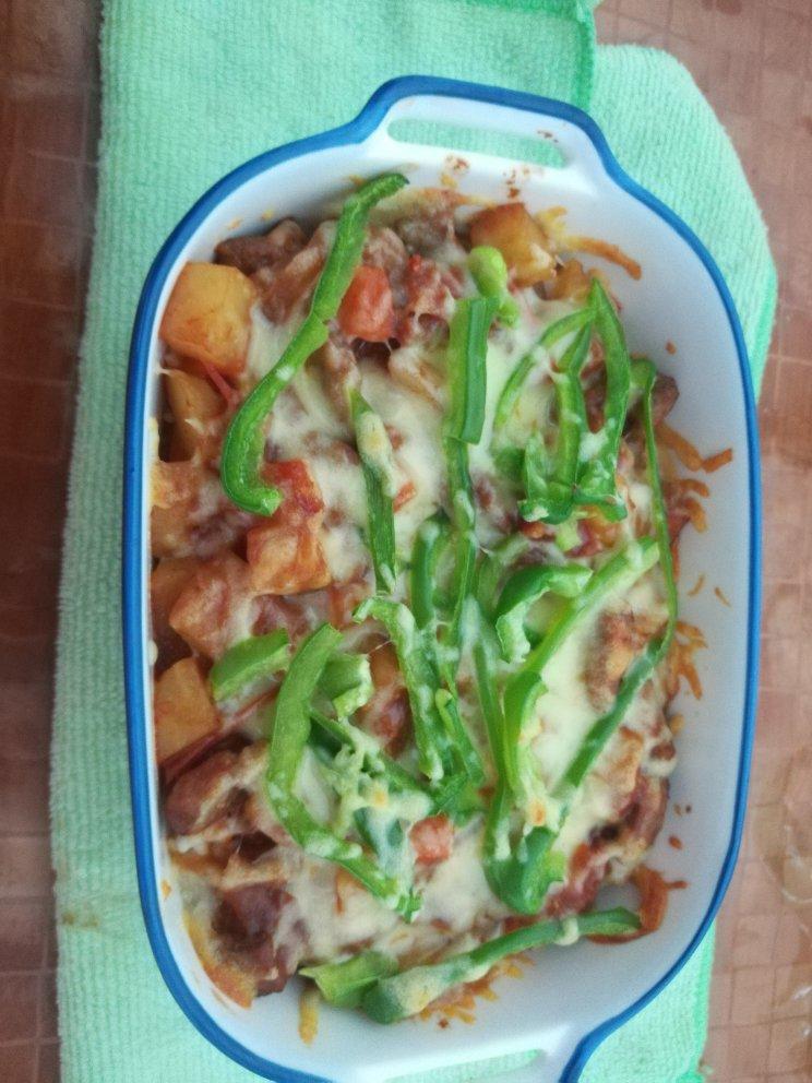 番茄鸡肉浓情焗饭【两人份】