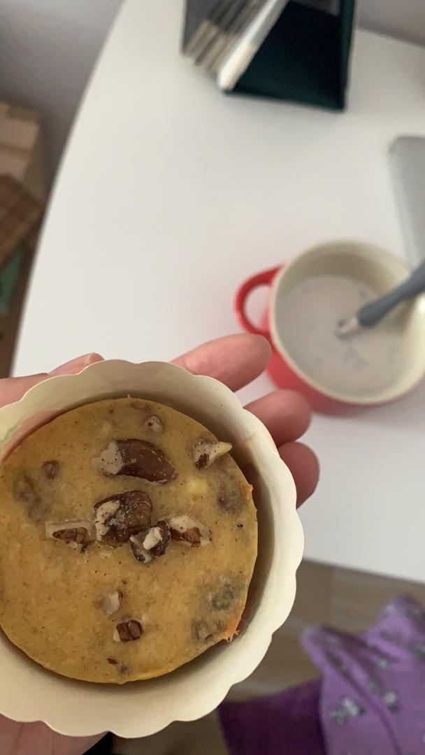 减脂健身必备的甜点《无糖无油香蕉核桃全麦马芬蛋糕》