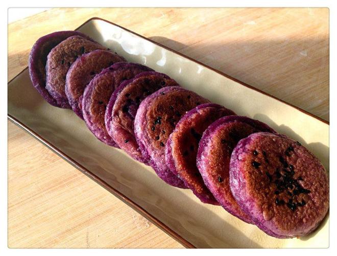 香甜紫薯饼的做法