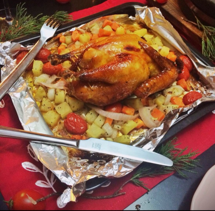 圣诞烤鸡