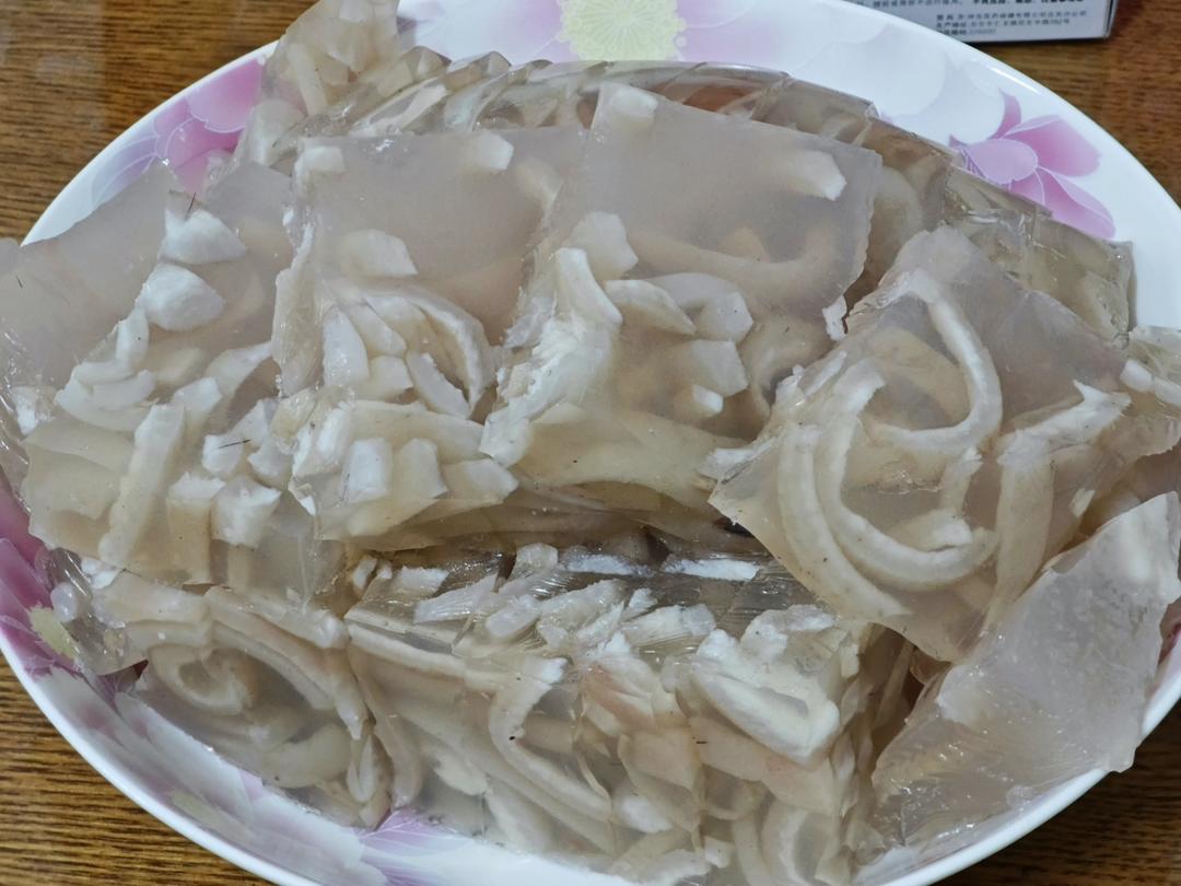 水晶肉皮冻