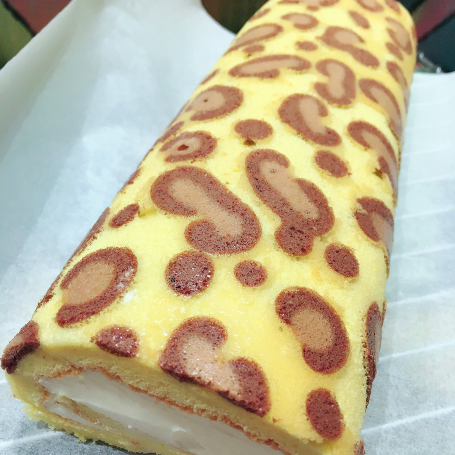 双色豹纹蛋糕卷