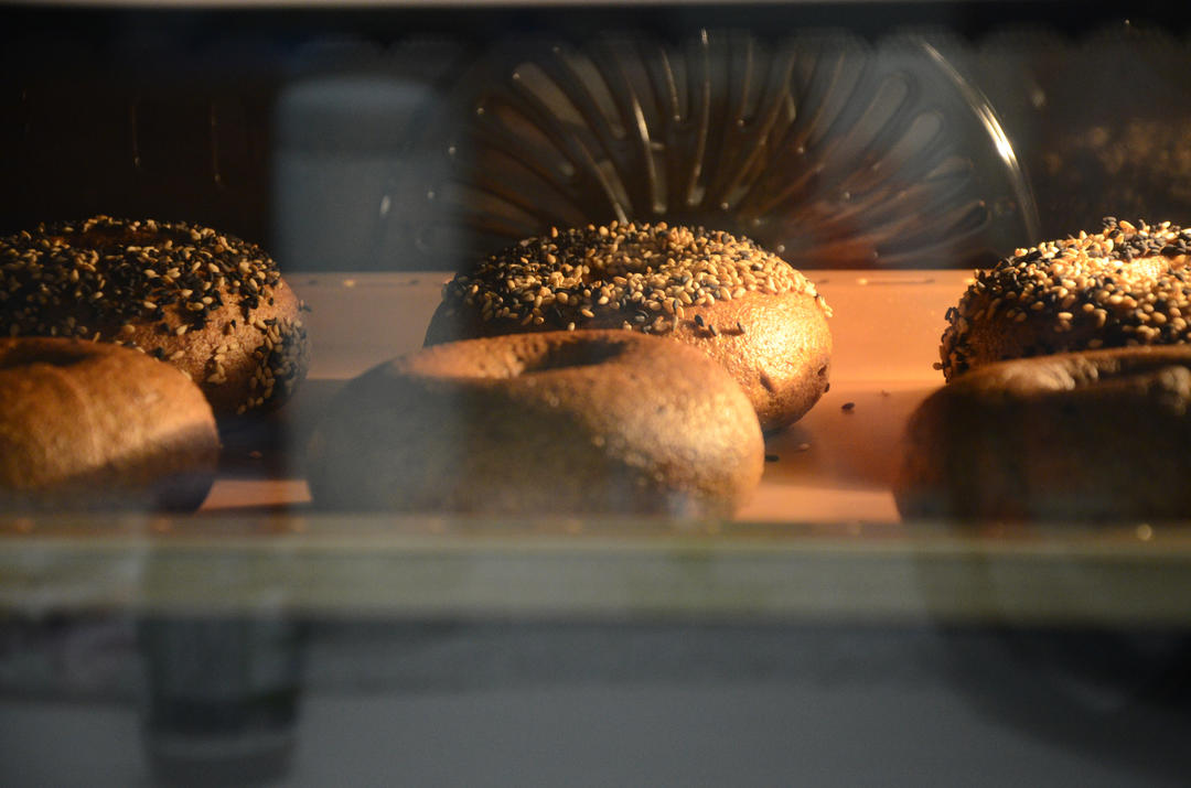 老干妈香辣全麦贝果 100%全麦