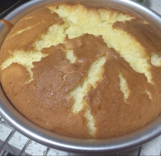 6寸原味戚风蛋糕