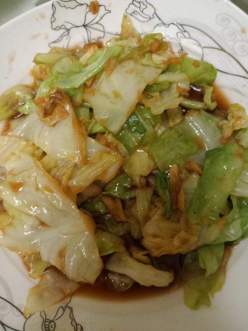 手撕圆白菜-新手下厨 Dry Chilli Cabbage