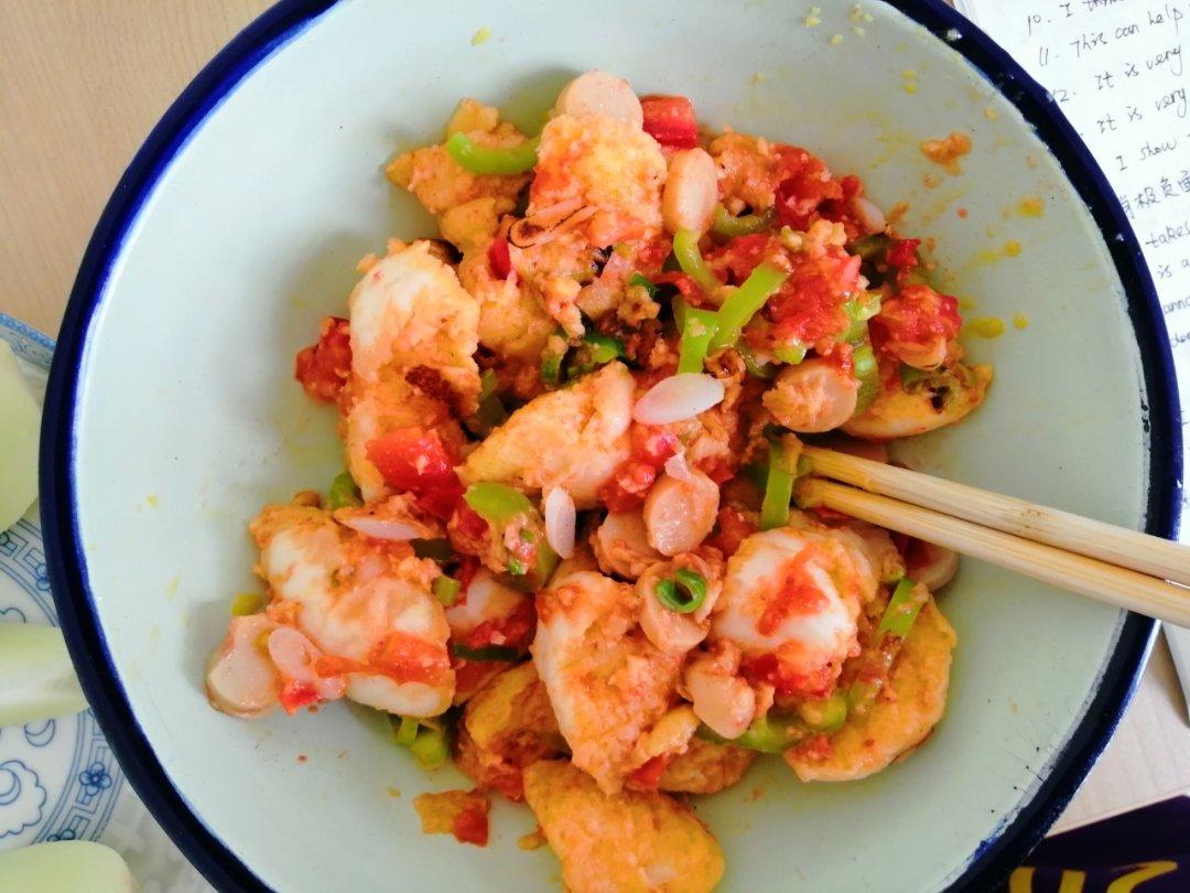炒馒头（发面饼）