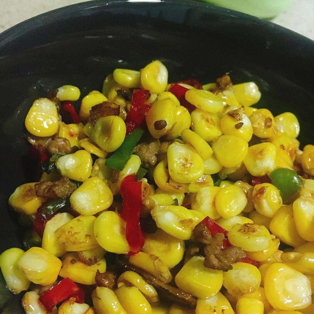 青椒炒玉米