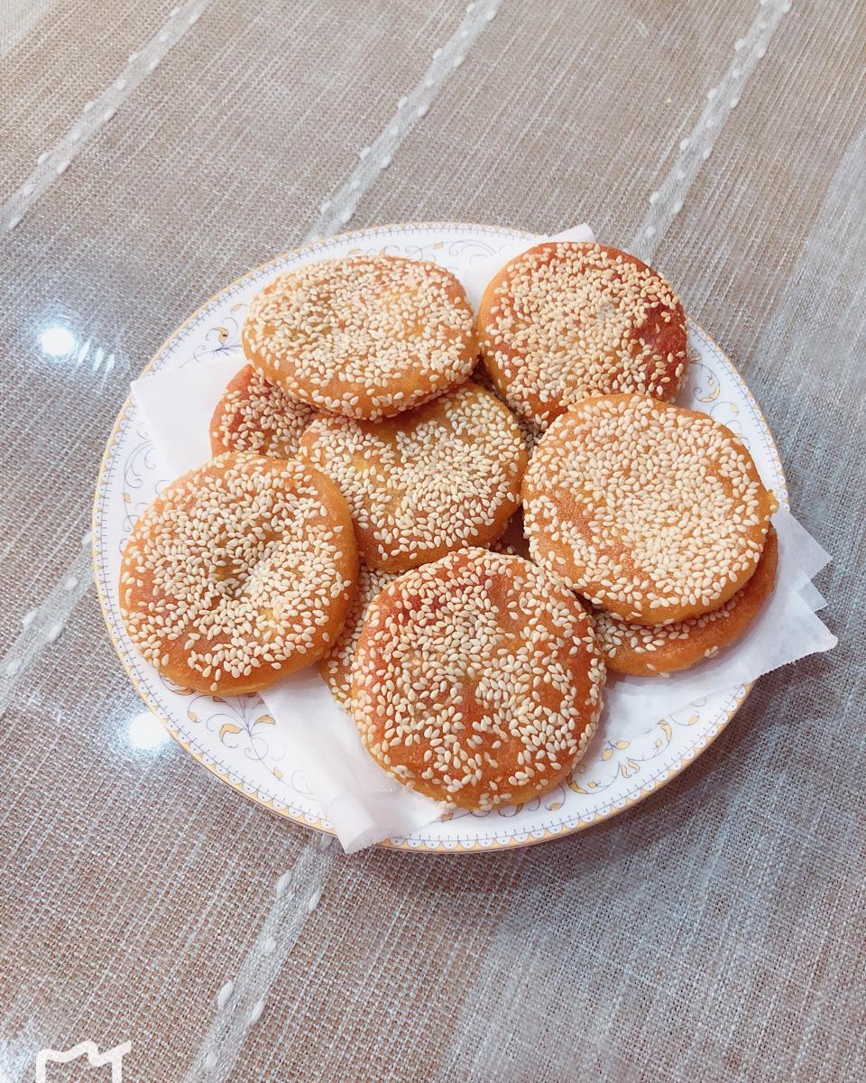 叶叶90做的南瓜饼