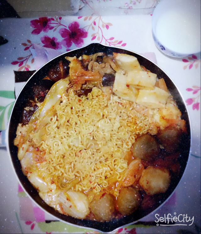 韩国部队锅拉面锅（超好吃）