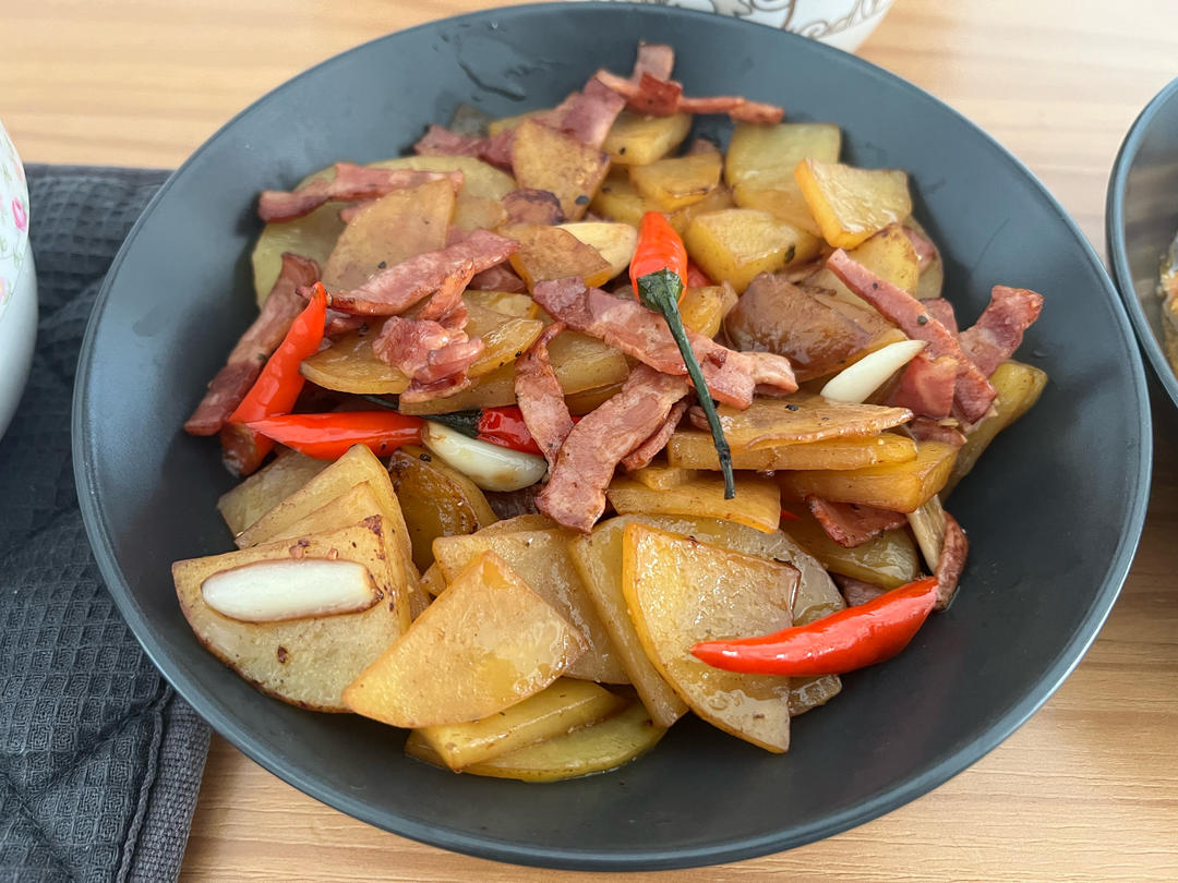 黑椒培根土豆片