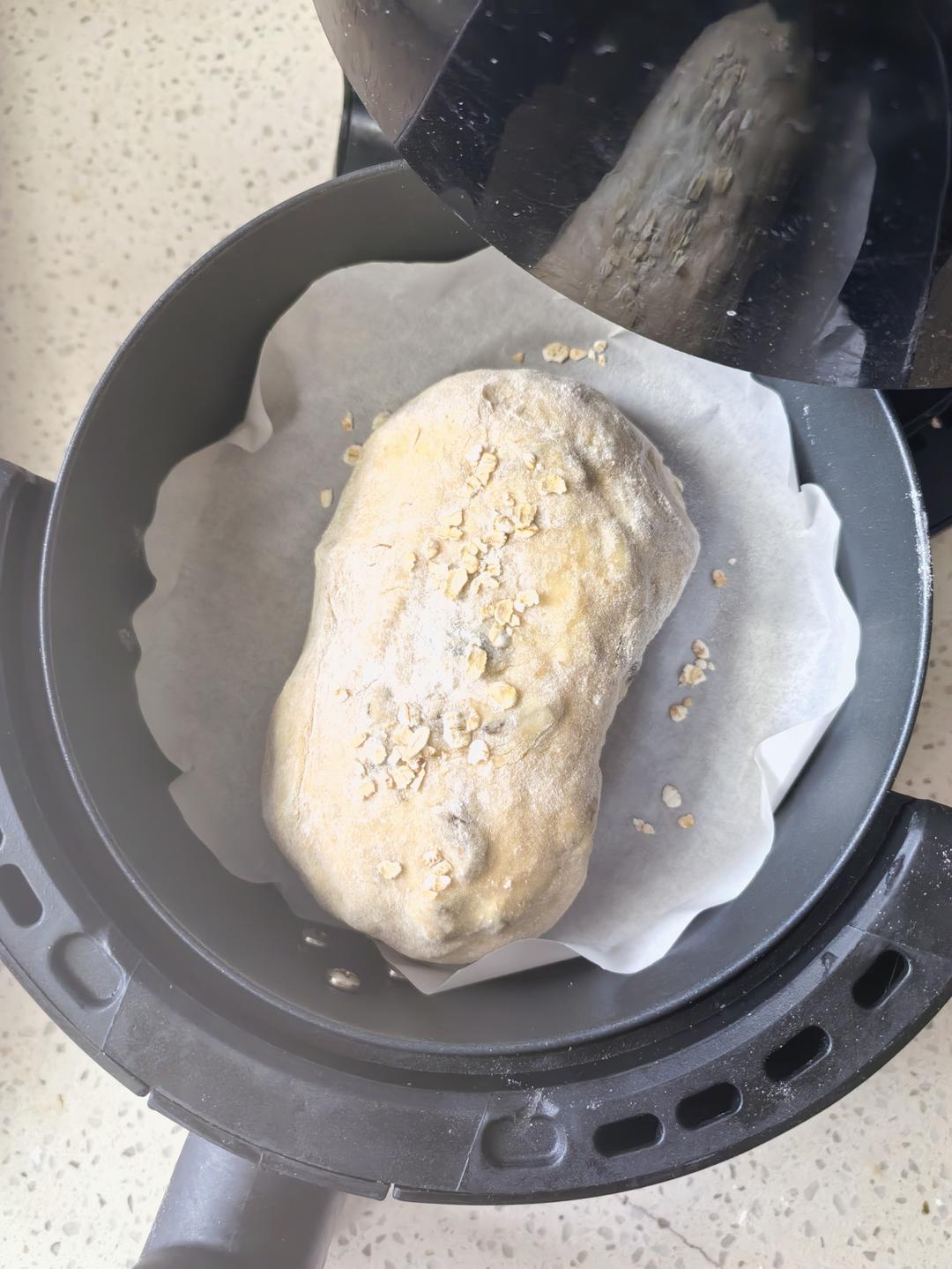 空气炸锅烤无糖无油欧包