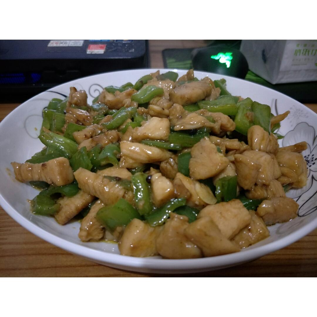 青椒炒鸡腿肉（大厨级别）