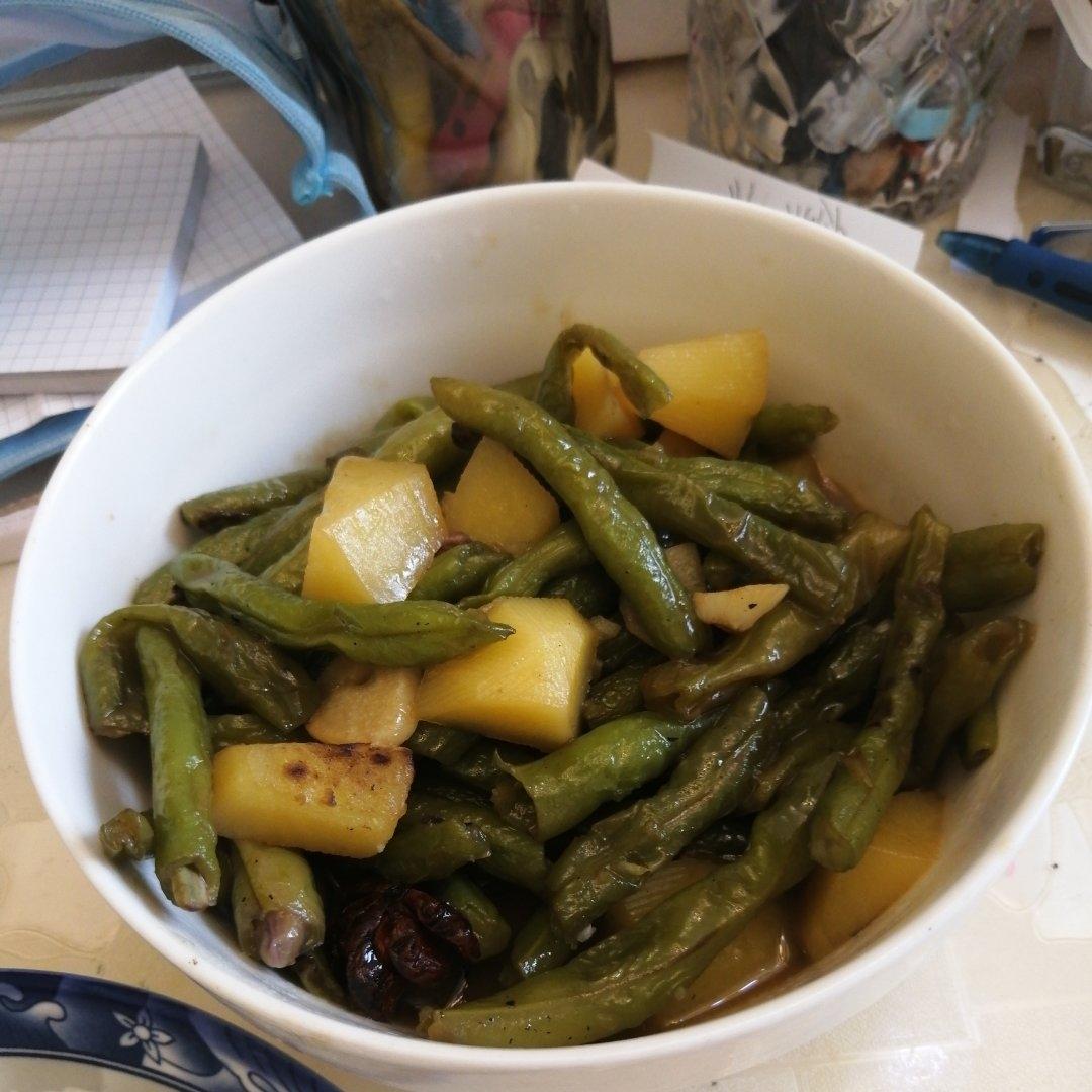 豆角炖土豆极简版💜