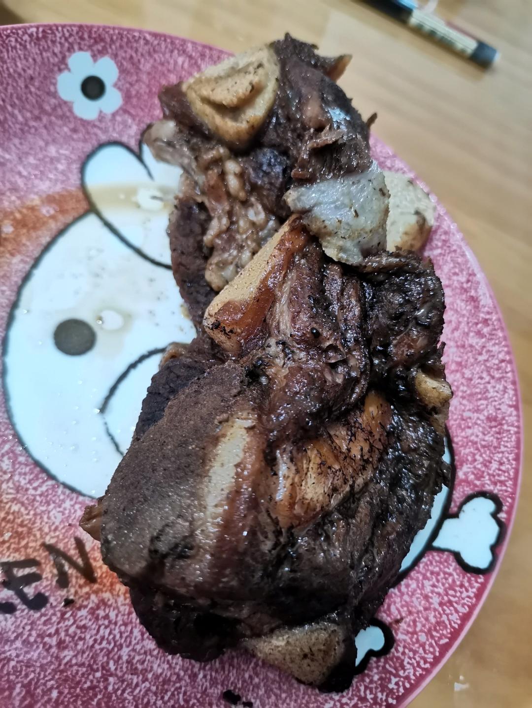 一扫而空的红烧牛肋排