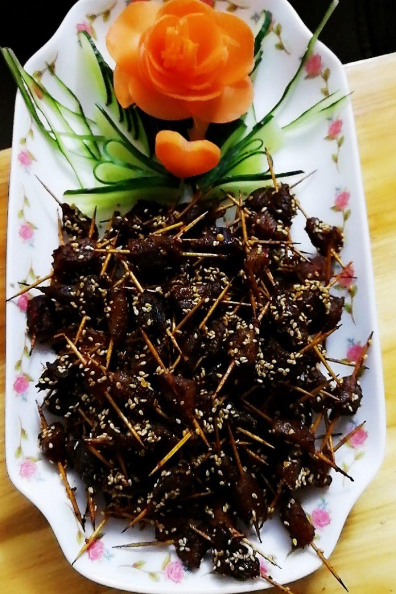 超详细的牙签牛肉