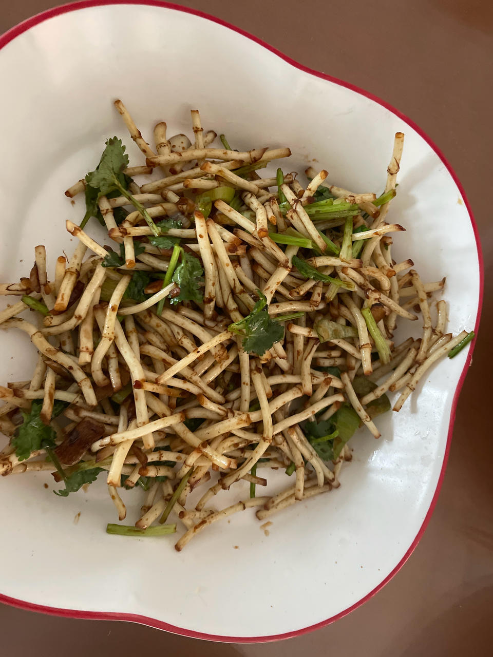 炝炒折耳根