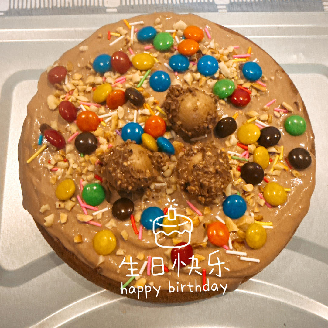 巧克力戚风蛋糕6寸(基础易成功版)