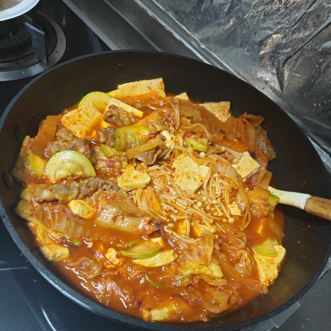 泡菜肥牛豆腐汤（韩式）