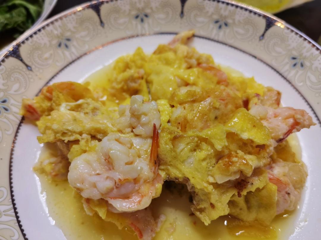 虾仁滑蛋