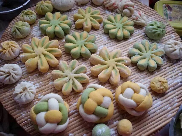 菊花馒头