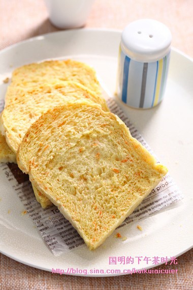 胡萝卜吐司的做法