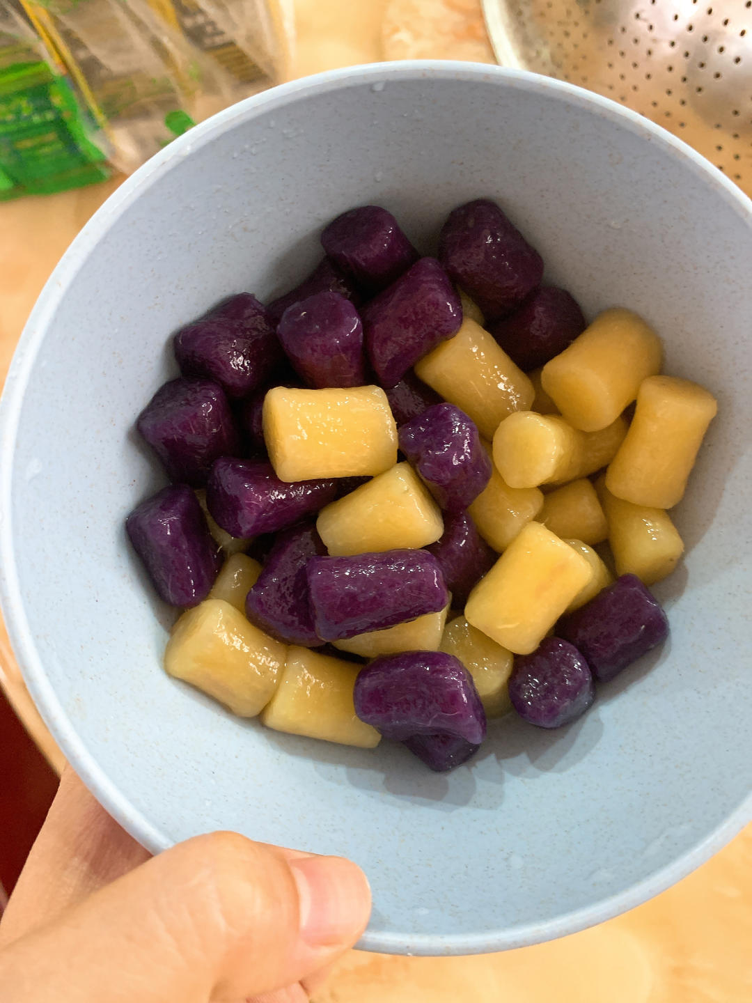 自制三色芋圆1⃣️（附上窍门详细比例）