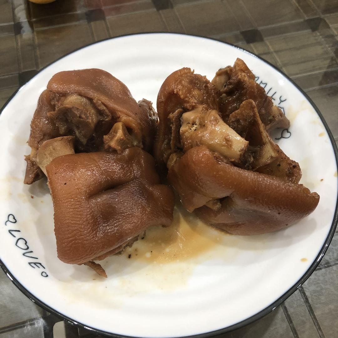 电饭锅卤猪手