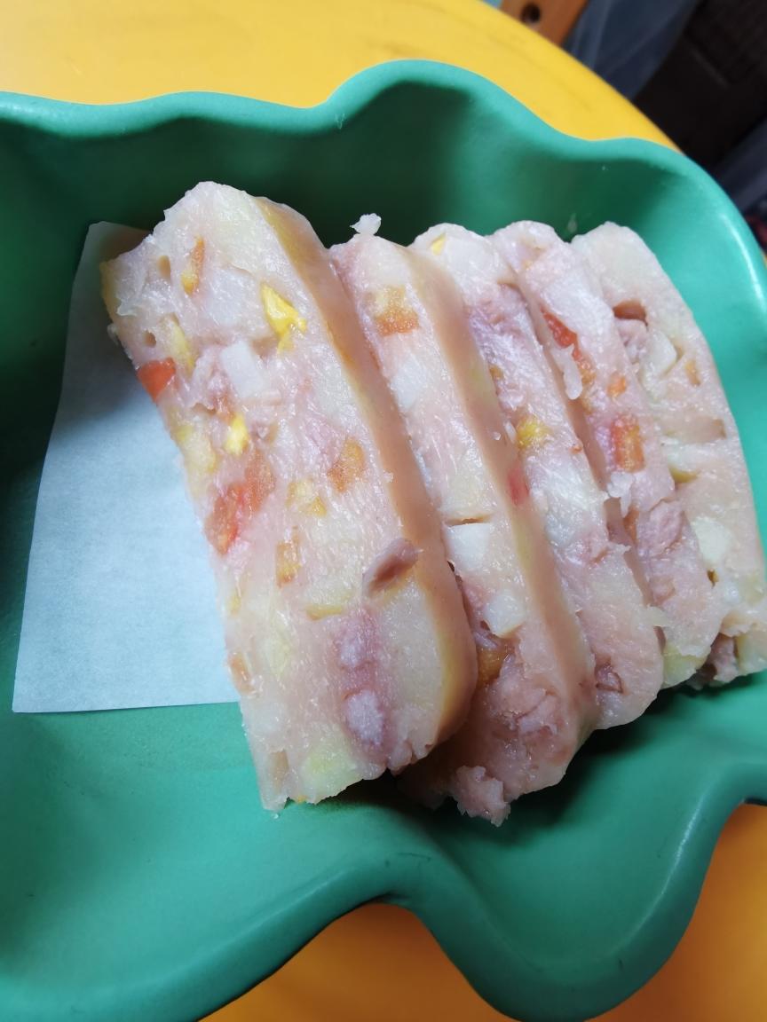 宝宝辅食—番茄土豆牛肉蒸糕