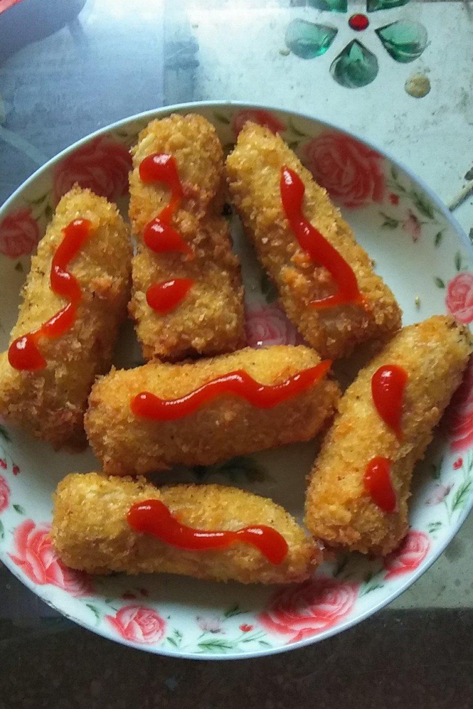 十足鞋柜做的炸脆皮香蕉