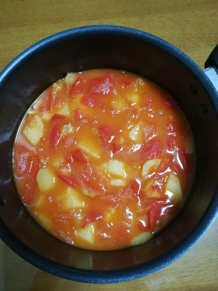 超级浓超好喝的番茄土豆汤