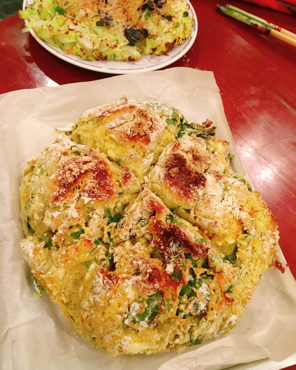 菠菜南瓜奶酪丹波面包丨健康·烘焙