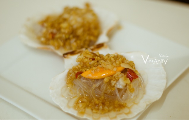 蒜蓉粉丝蒸扇贝